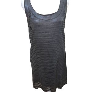 Marciano Black Real Leather Dress